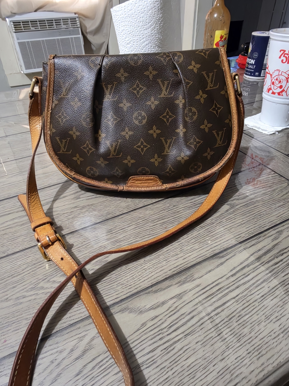 Louis Vuitton Brown Monogram Crossbody Bag
